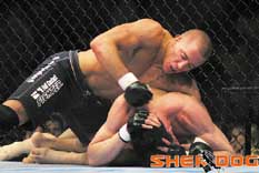 Georges St-Pierre with back control
